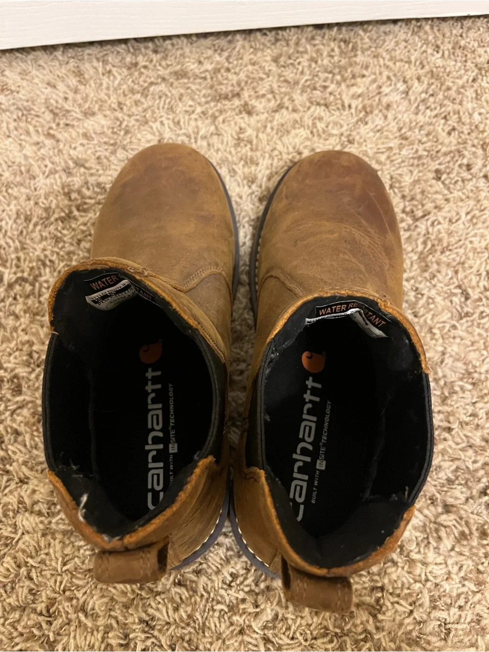 Carhartt Brown Pull-On Chukka Work Boots
